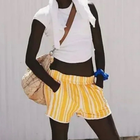 NWOT FP Movement All Star Stripe Shorts - Picture 5 of 7